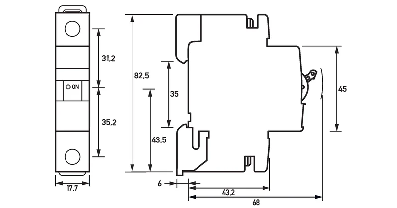 DOEPKE 09916564 Leitungsschutzschalter DLS 6I K20-1 10KA