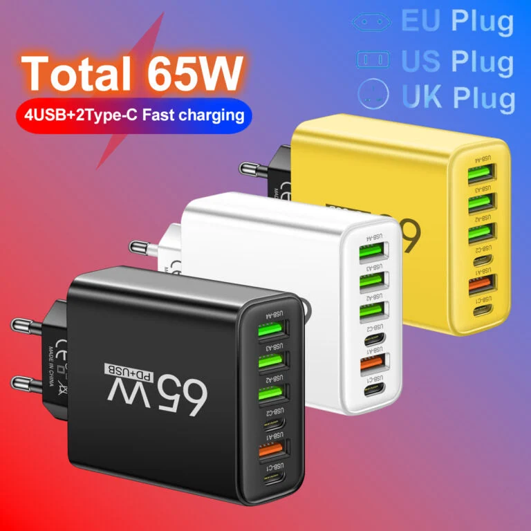 ChargePro Multi USB-Ladegerät – Schnell und Sicher für Zuhause und Unterwegs