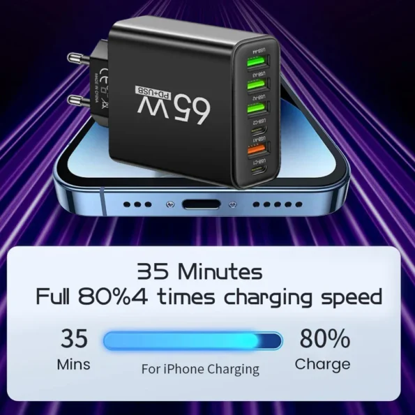 ChargePro Multi USB-Ladegerät – Schnell und Sicher für Zuhause und Unterwegs