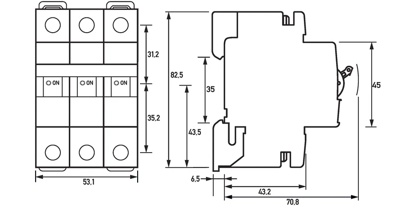 DOEPKE 09916653 Leitungsschutzschalter DLS 6I K16-3 10KA