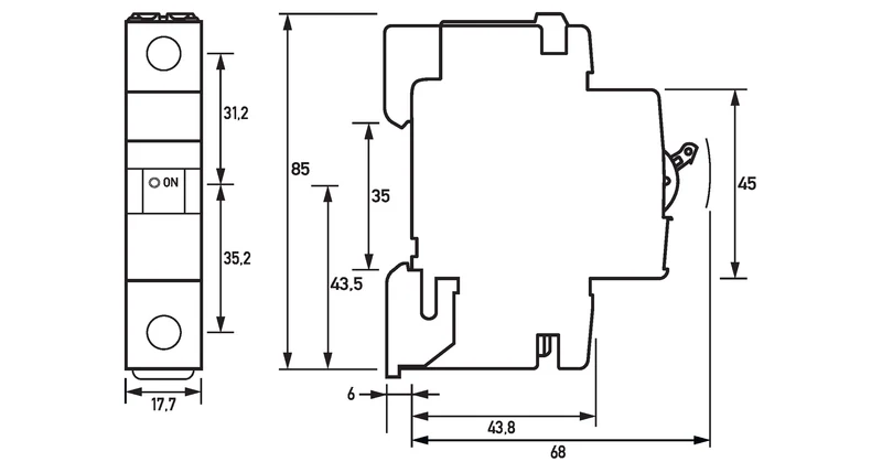 DOEPKE 09917023 Leitungsschutzschalter DLS 6HSL B16-1