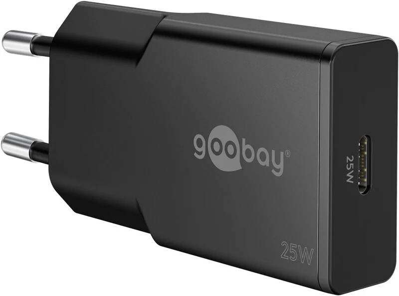 USB-C™ PD GaN Schnellladegerät Slim (25 W) schwarz
