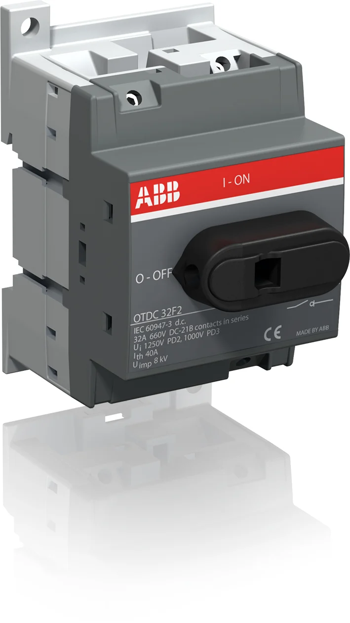 ABB OTDC32F2 DC Schalter Trennschalter 32A 660V 2P - 1SCA121456R1001