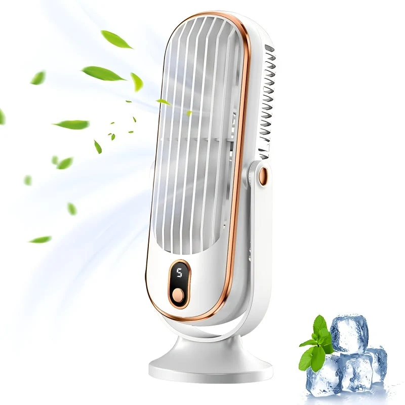 Tragbarer Ventilator – Stilvoll, Leistungsstark und Flexibel Kühlen
