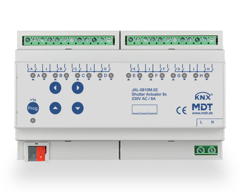MDT JAL-0810M.02 Acturio - Jalousieaktor JAL 8-fach