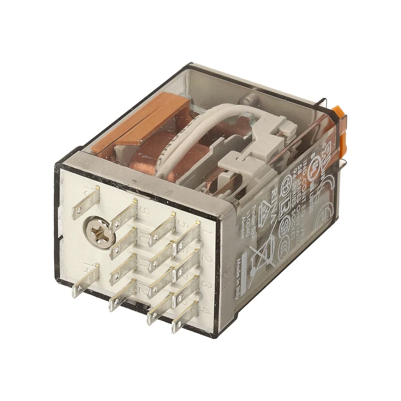 Finder 55.34 Industrielles Relais 4CO 7A 230VAC Mit Testtaste - 55.34.8.230.0040