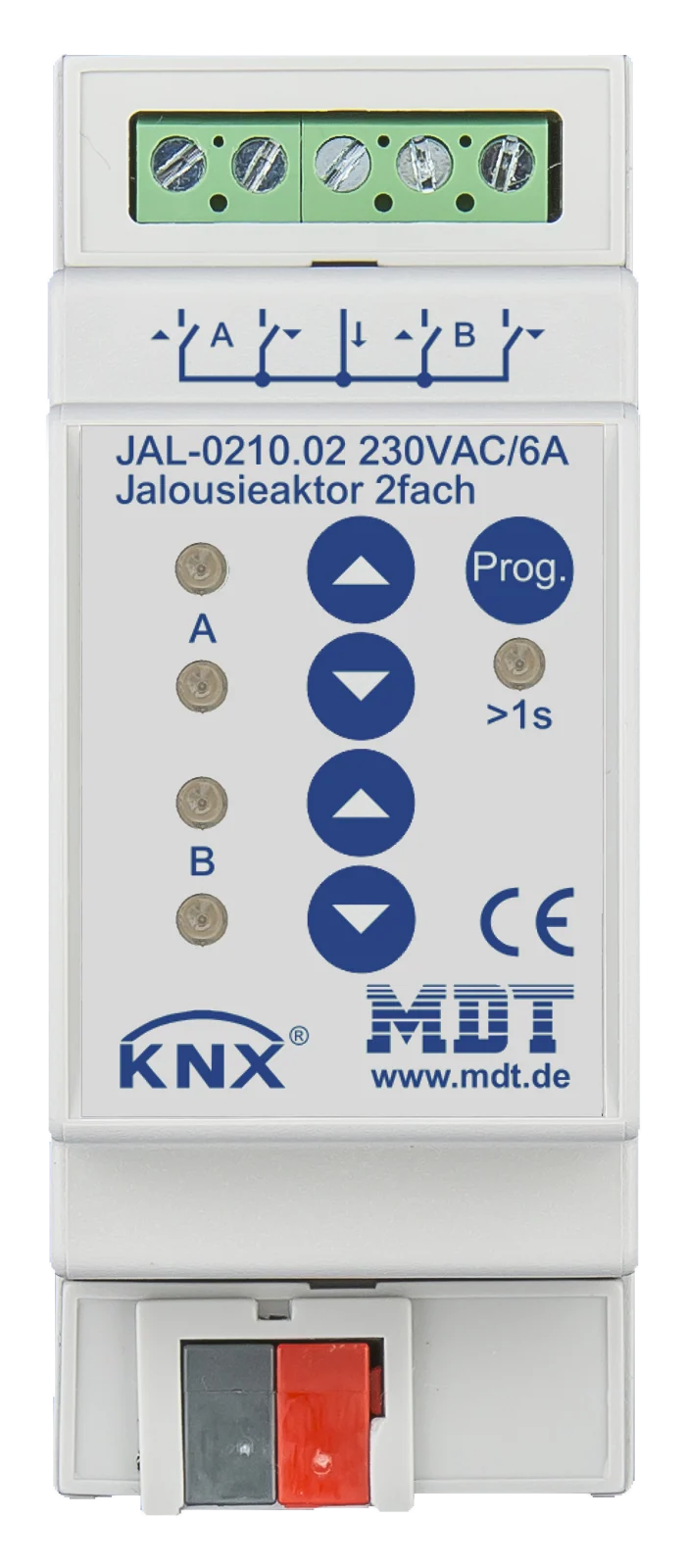 MDT JAL-0210.02 Acturio - Jalousieaktor JAL 2-fach