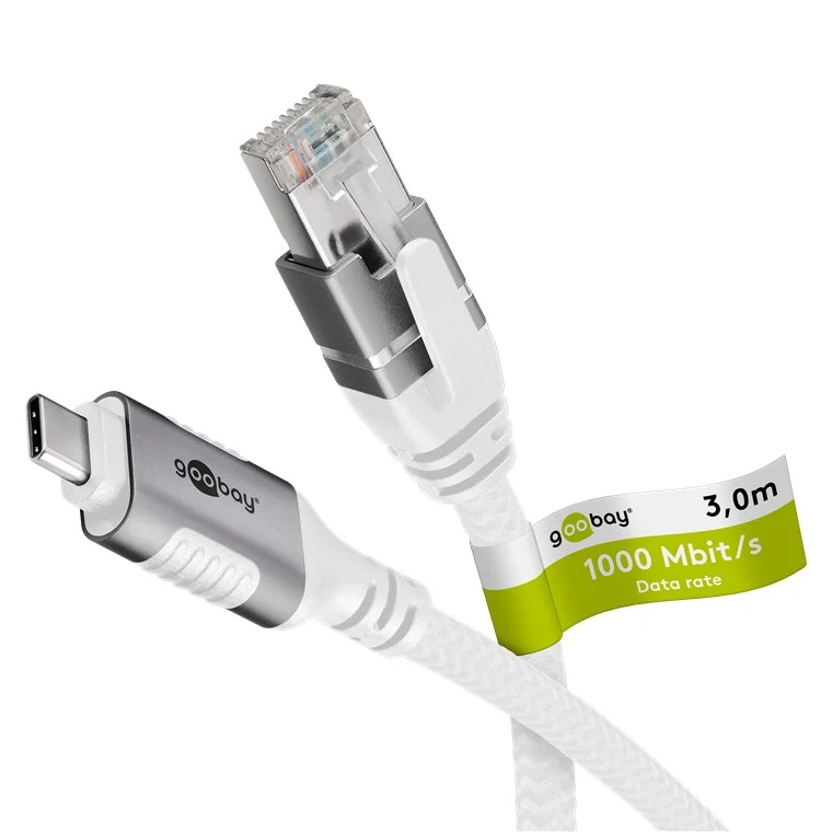Ethernet-Kabel USB-C™ 3.1 auf RJ45, 3 m
