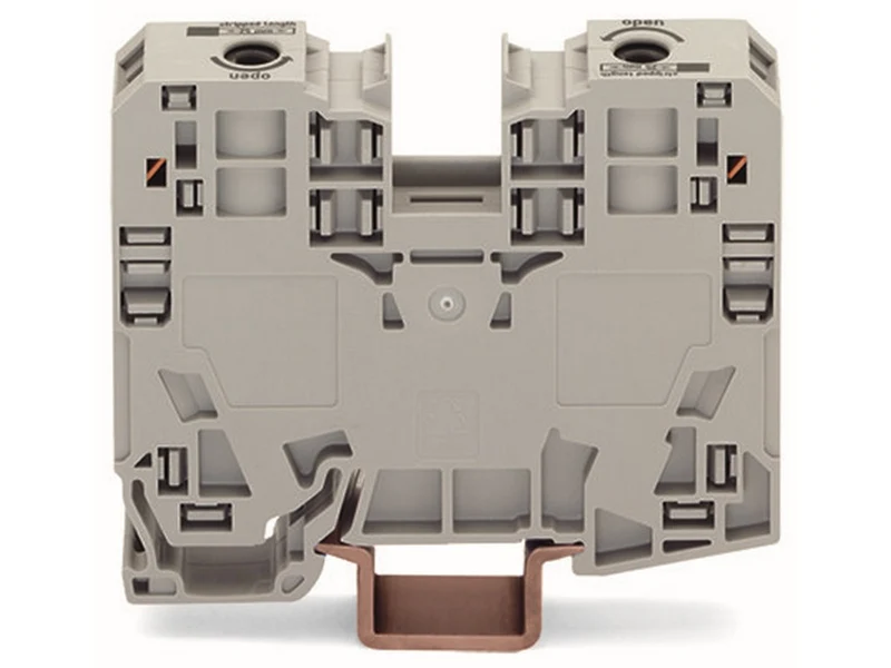 WAGO 285-135 2-Leiter-Durchgangsklemme 35 mm² POWER CAGE CLAMP grau