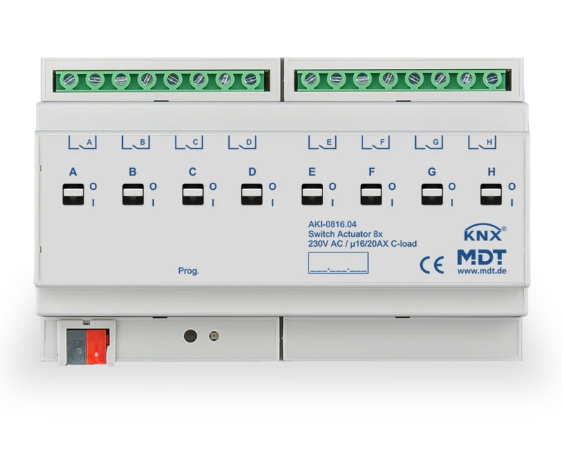 MDT AKI-0816.04 Acturio - Schaltaktor AKI Industrie 8-fach