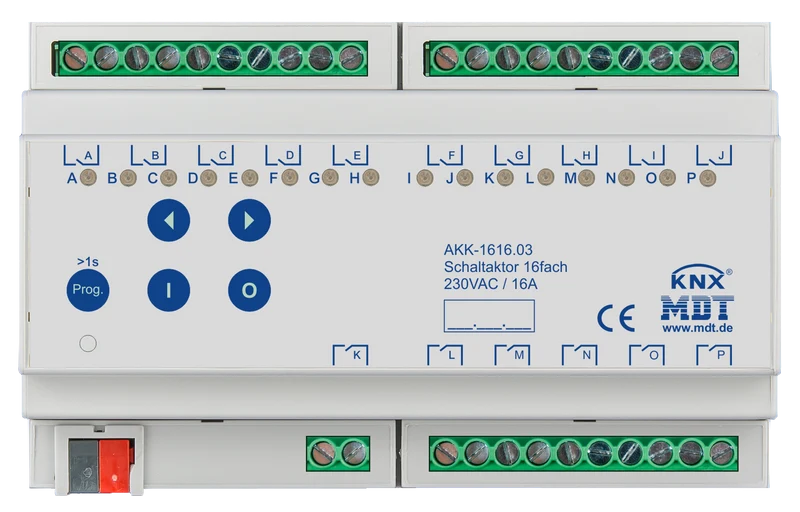 MDT AKK-1616.03 Acturio - Schaltaktor AKK Kompakt 16-fach