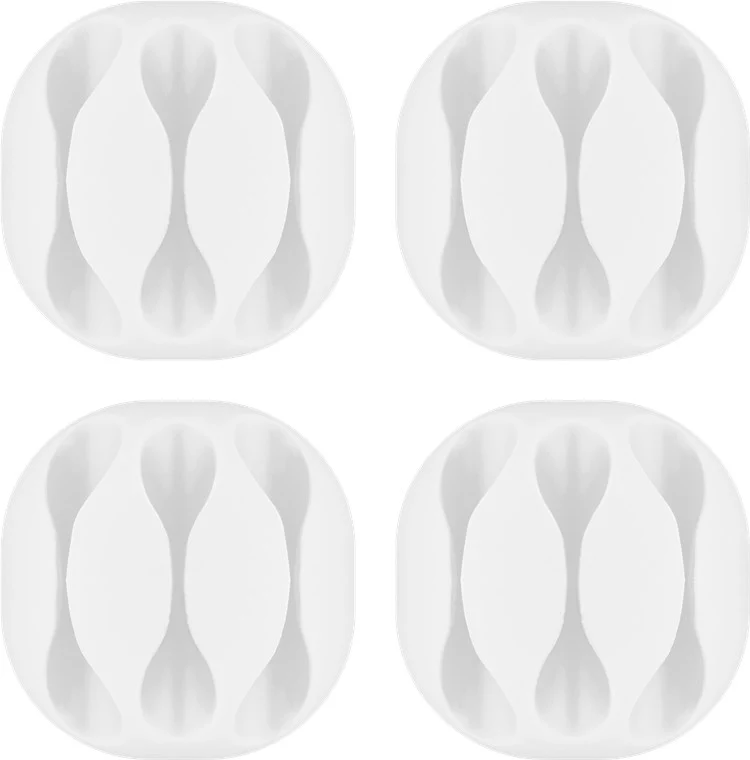 Kabelmanagement 3-Slots, weiß