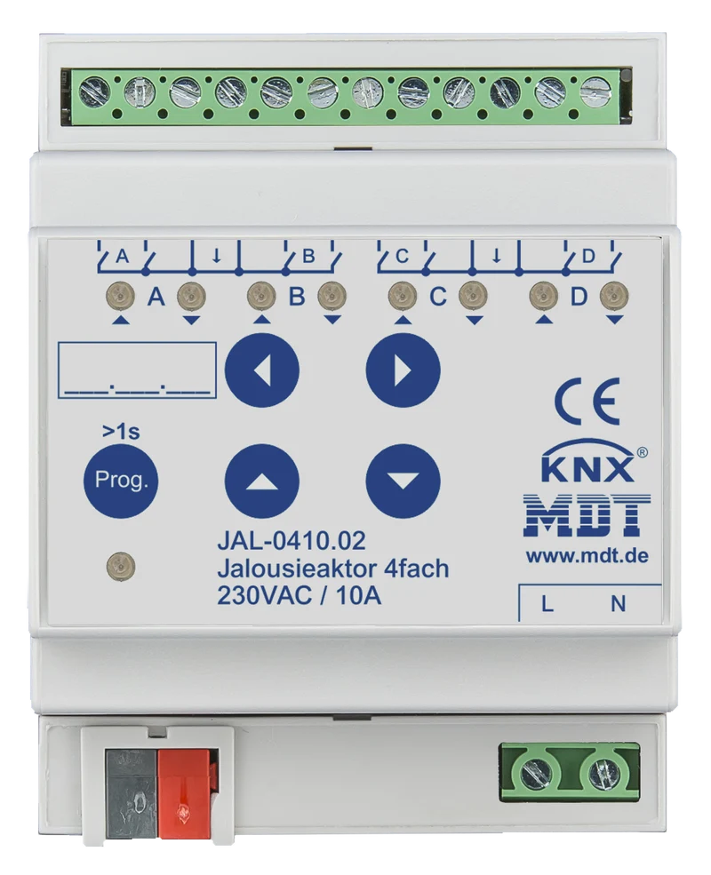 MDT JAL-0410.02 Acturio - Jalousieaktor JAL 4-fach