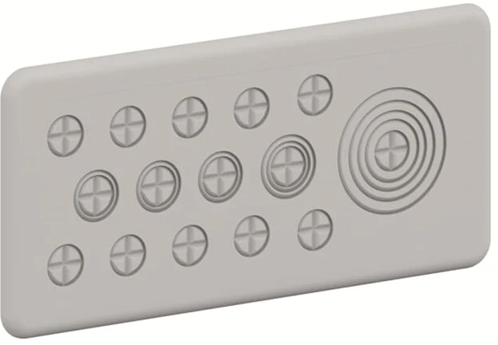 ABB Componenten CZF4 Flansch für Leitungsrohre oben - 2CPX052438R9999
