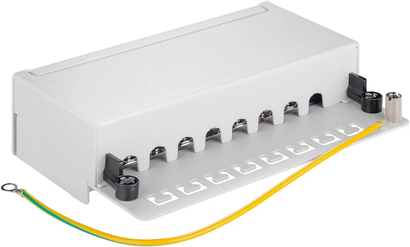 CAT 5e Mini/Desktop Patch Panel, 8 Port, (1 HE)