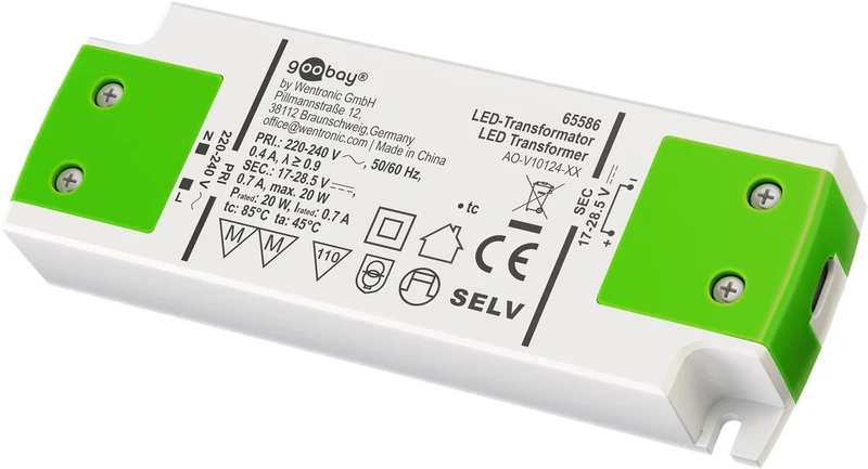 LED-Konstantstrom-Trafo 700 mA, 20 W