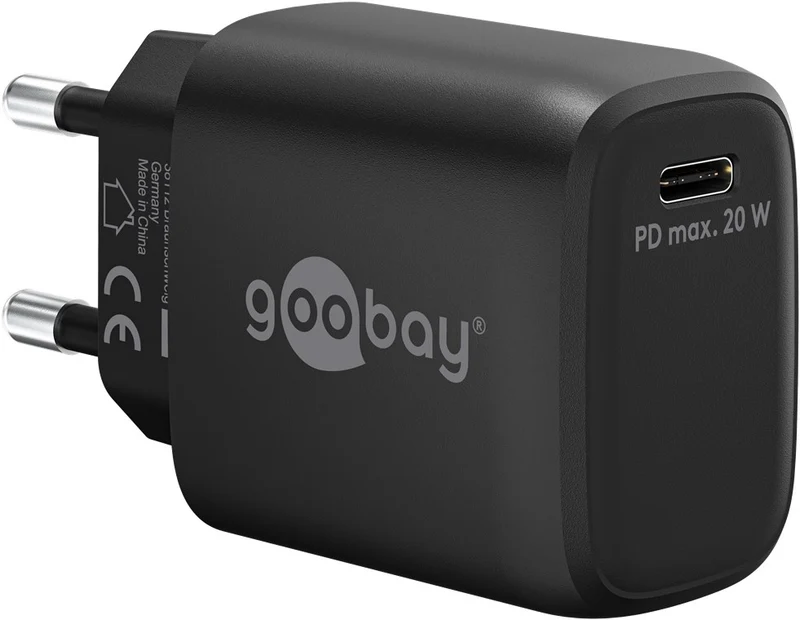 USB-C™ PD GaN Schnellladegerät (20 W) schwarz