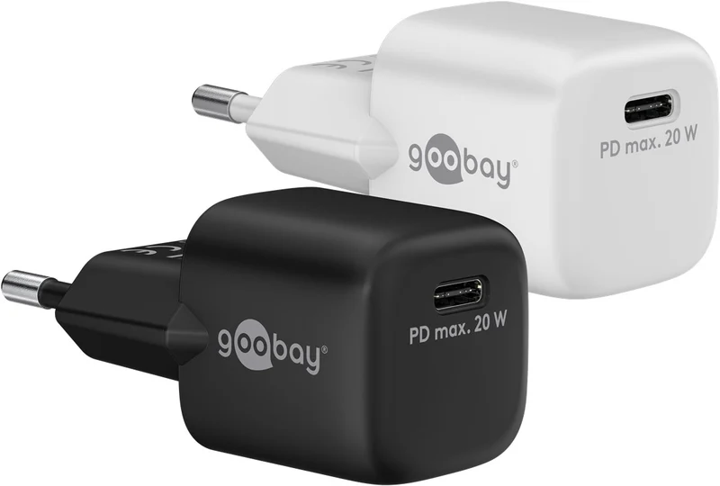USB-C™ PD GaN Schnellladegerät Nano (20 W) schwarz
