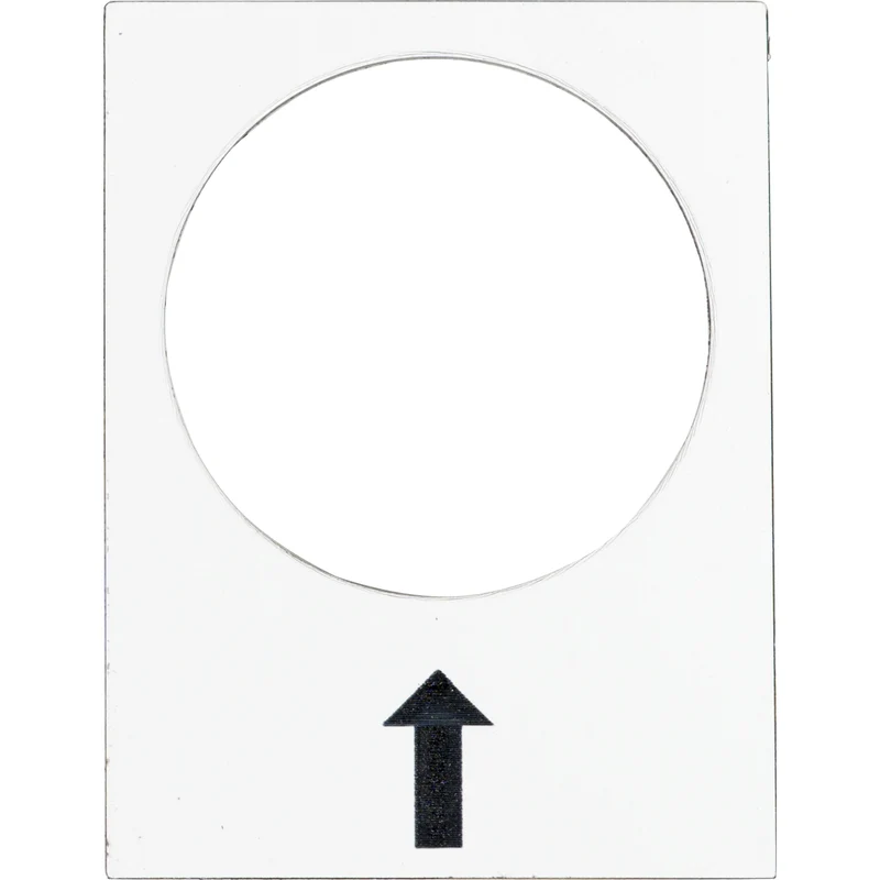 Harmony XB4 Rechte Pfeil Etikettenhalter 30x40mm Weiß - ZB2BY4907 [5 Stück]