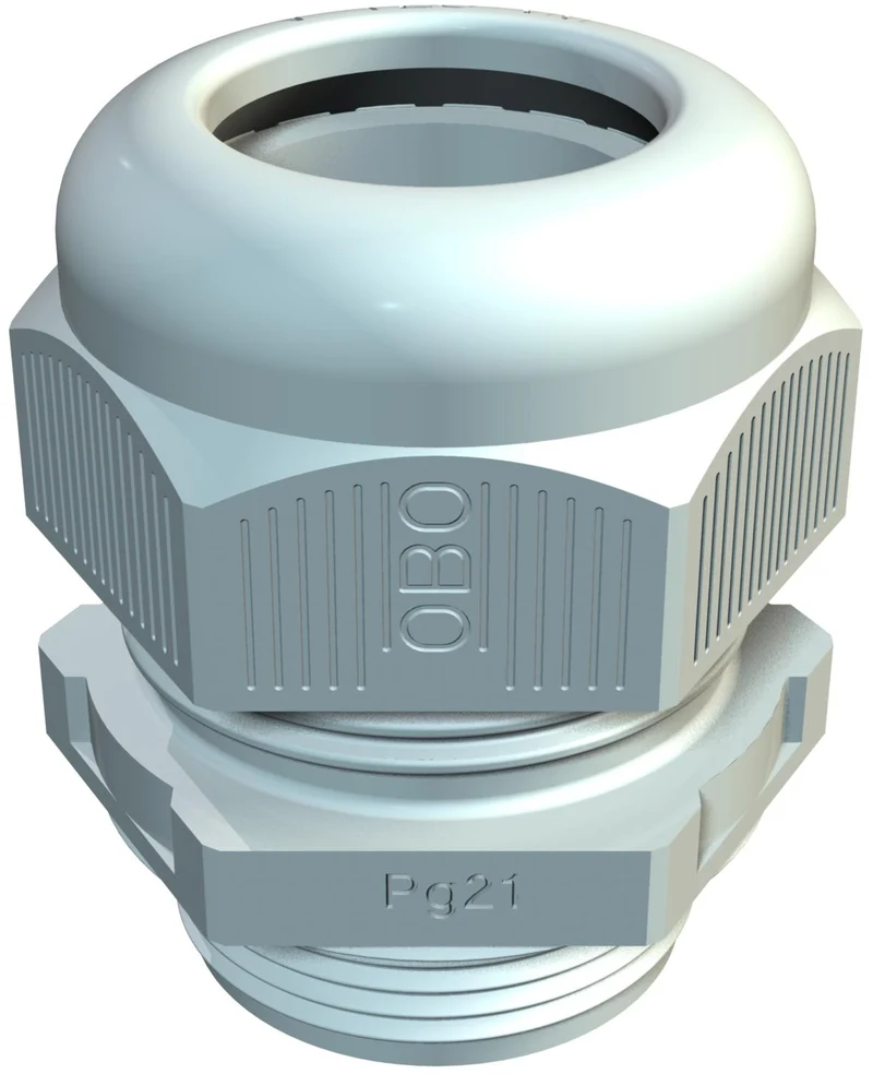 PG16 IP68 Kabelverschraubung Mit Zugentlastung RAL 7001 - 2022656 [5 Stück]