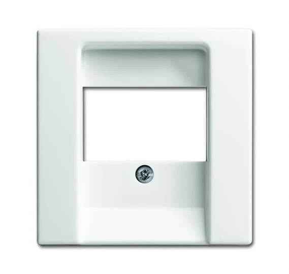BUSCH-JAEGER 1762-914-506 Zentralscheibe Telefonsteckdose 1-fach Busch-balance® SI alpinweiß glänzend