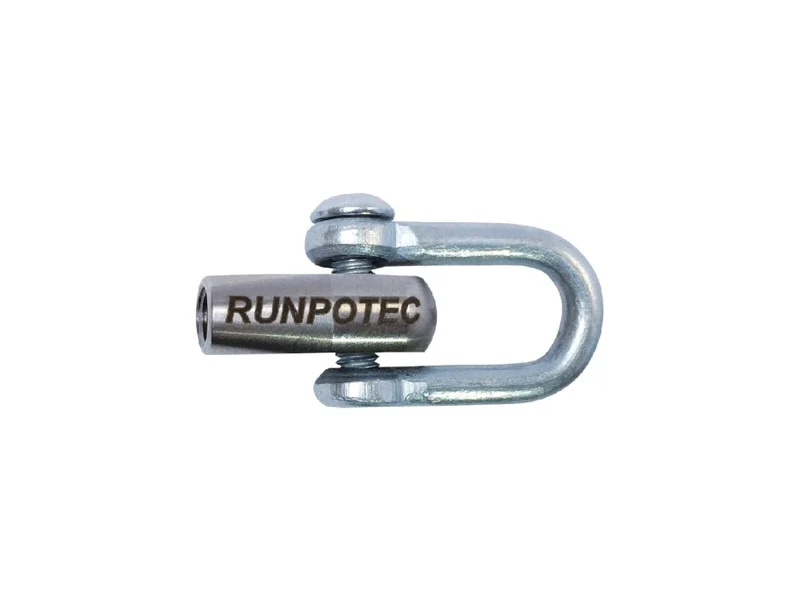 RUNPOTEC 20280 Schäkel mit Gewinde RTG Ø 6 mm