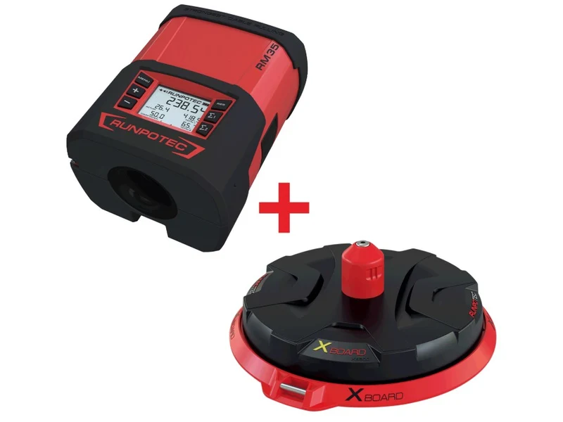 RUNPOTEC 11143 RUNPOMETER RM35 Kabellängenmessgerät + XB 300 Cable Roller / Kabelabroller