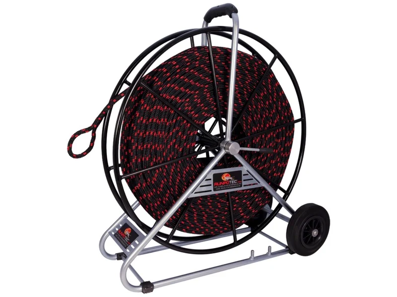 RUNPOTEC 10168 Zugseil Ø 10 mm inkl. Haspel Ø 10mm, 200m