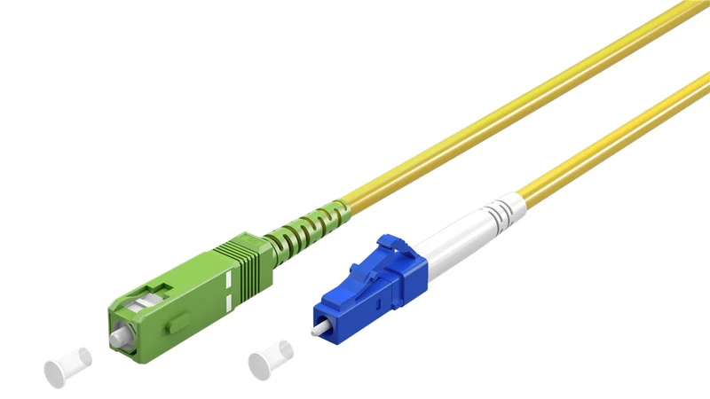 Glasfaserkabel (FTTH), Singlemode (OS2) Yellow, (Simplex), 5 m