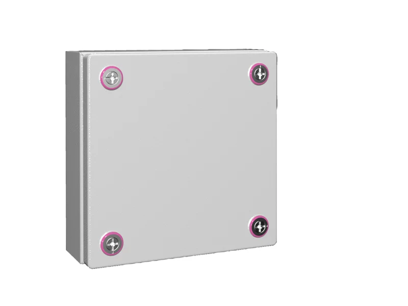 Rittal KX Stahl Anschlussdose 200x200x80mm RAL7035 - 1516000