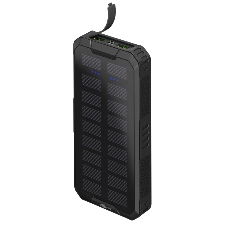 Outdoor Solar-Powerbank 20.000 mAh mit Power Delivery