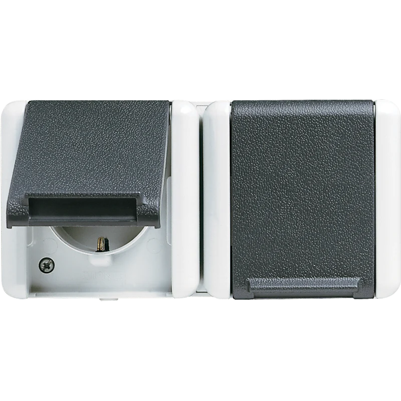 Jung WG800 Wandsteckdosenbox (WCD-Schaltanlage) (Europäische Steckdose) - 8220W