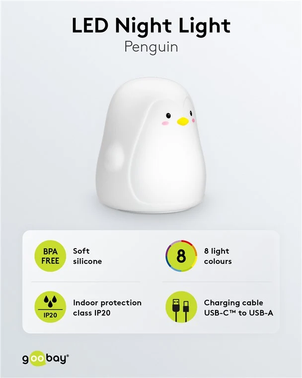 LED-Nachtlicht "Pinguin"
