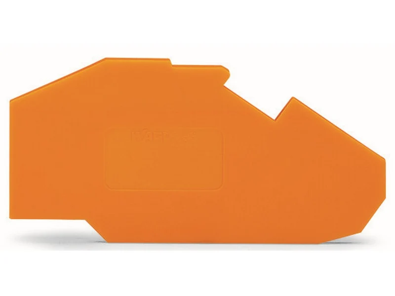 WAGO 783-317 Abschluss- und Zwischenplatte 1,5 mm dick orange