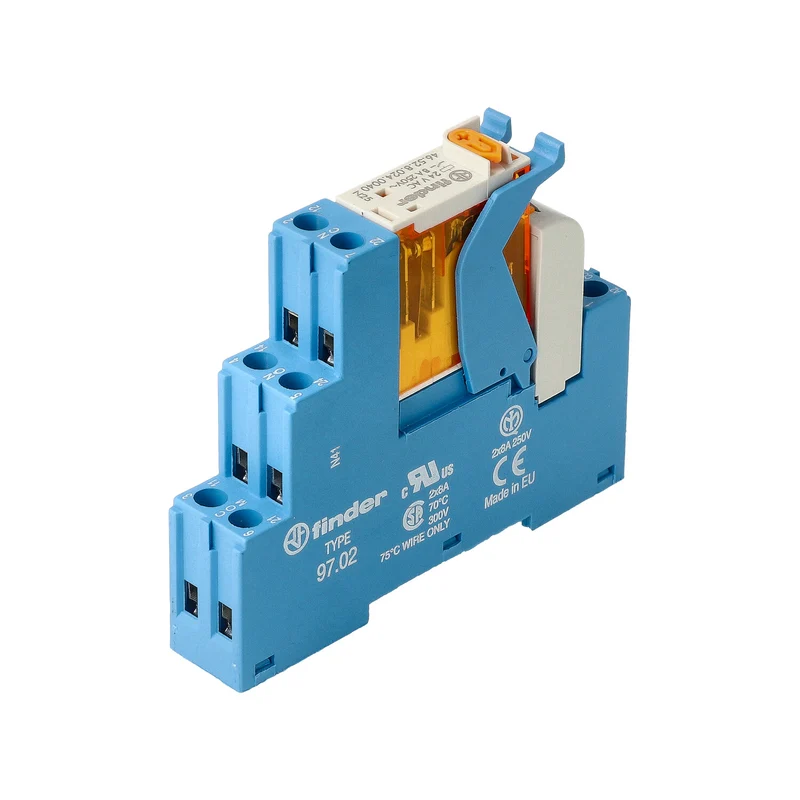 Schnittstellenrelaismodul 24VAC 8A Dual CO Mit LED - 4C.02.8.024.0060