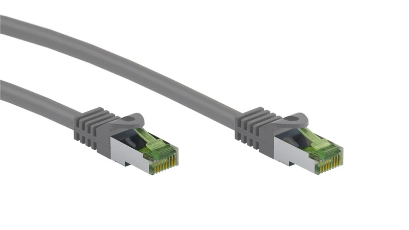 CAT 8.1 Patchkabel, S/FTP (PiMF), grau