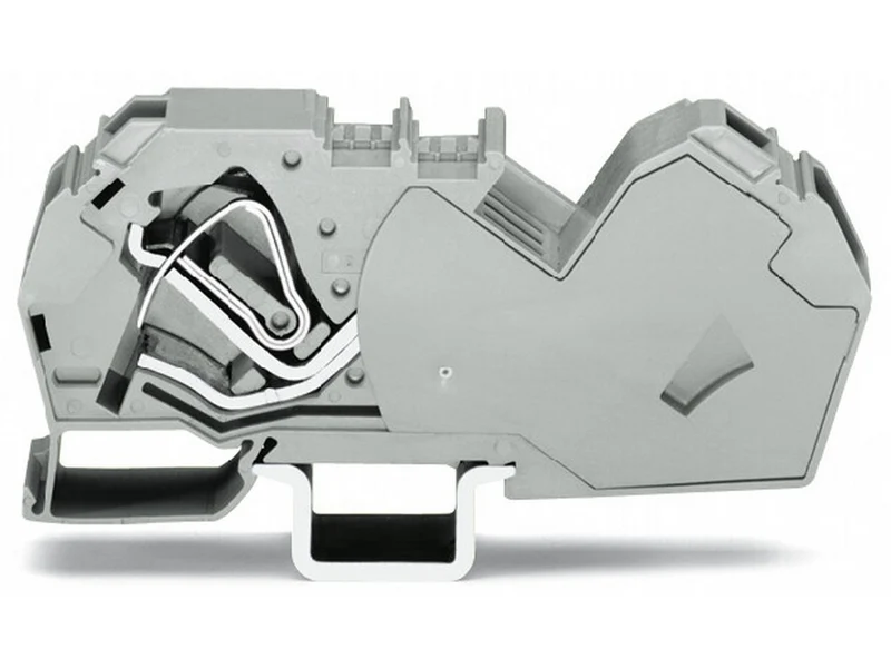 WAGO 785-601 2-Leiter-Durchgangsklemme 35 mm² mit integrierter Abschlussplatte CAGE CLAMP® grau