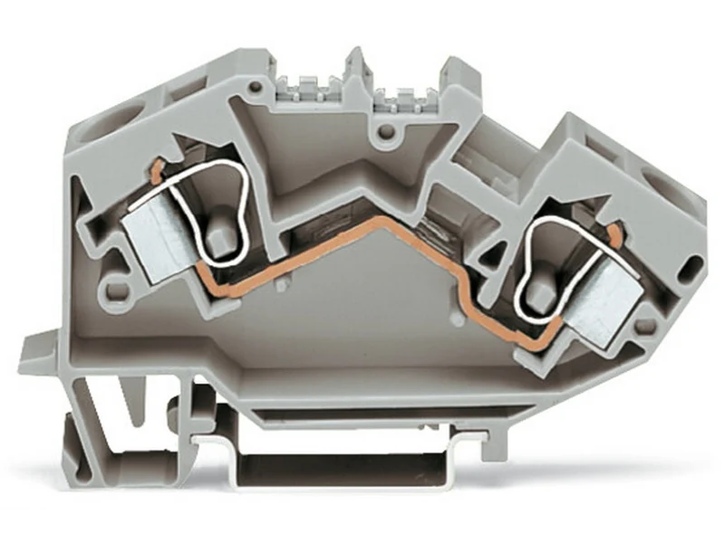 WAGO 784-601 2-Leiter-Durchgangsklemme 10 mm² CAGE CLAMP® grau