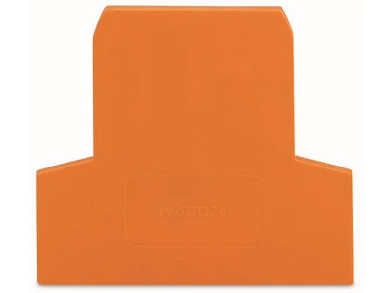WAGO 281-309 Abschluss- und Zwischenplatte 2,5 mm dick orange
