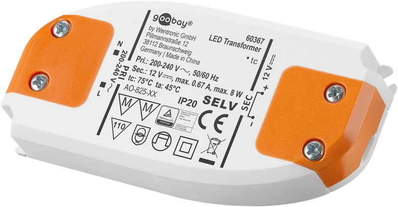 LED-Trafo 12 V (DC), 8 W