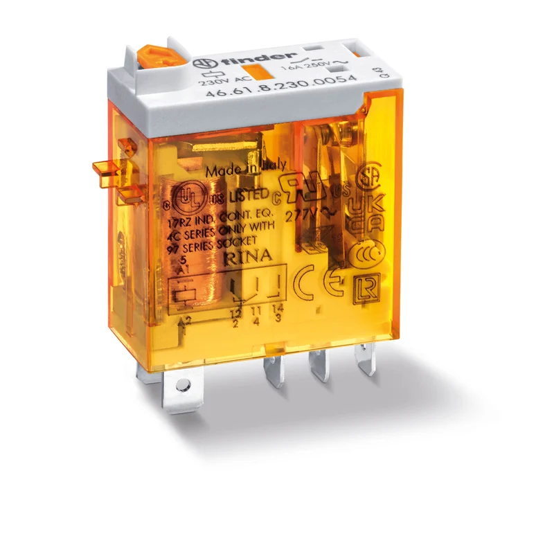 Finder 46 Serie Industrie Relais 16A 24VAC SPDT - 46.61.8.024.0040