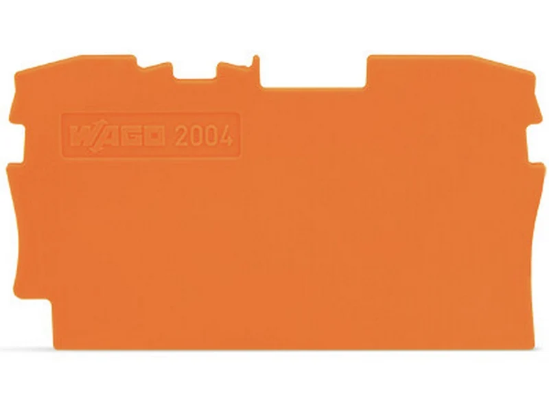 WAGO 2004-1292 Abschluss- und Zwischenplatte 1 mm dick orange