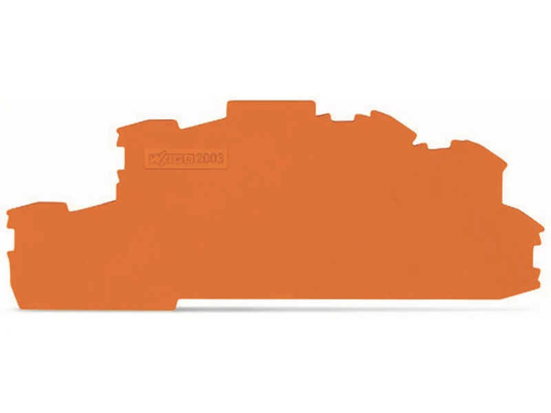WAGO 2003-6692 Abschluss- und Zwischenplatte 0,8mm dick orange