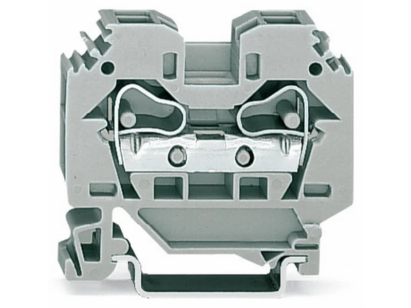 WAGO 284-101 2-Leiter-Durchgangsklemme 10 mm² CAGE CLAMP® grau