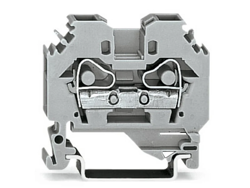 WAGO 282-101 2-Leiter-Durchgangsklemme 6 mm² CAGE CLAMP® grau