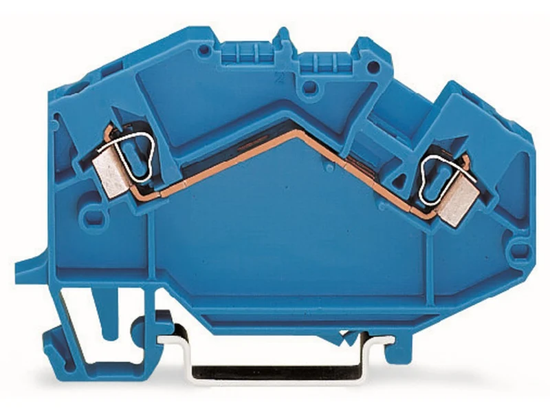 WAGO 780-604 2-Leiter-Durchgangsklemme 2,5 mm² Ex i geeignet CAGE CLAMP® blau