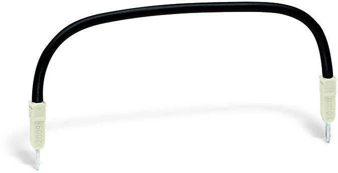 WAGO 2009-416 Steckbarer Leitungsbrücker 1,5 mm² isoliert 250 mm lang schwarz