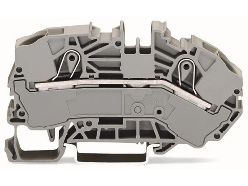 WAGO 2016-7601 2-Leiter-Verteilereinspeiseklemme 16 mm² Push-in CAGE CLAMP® grau