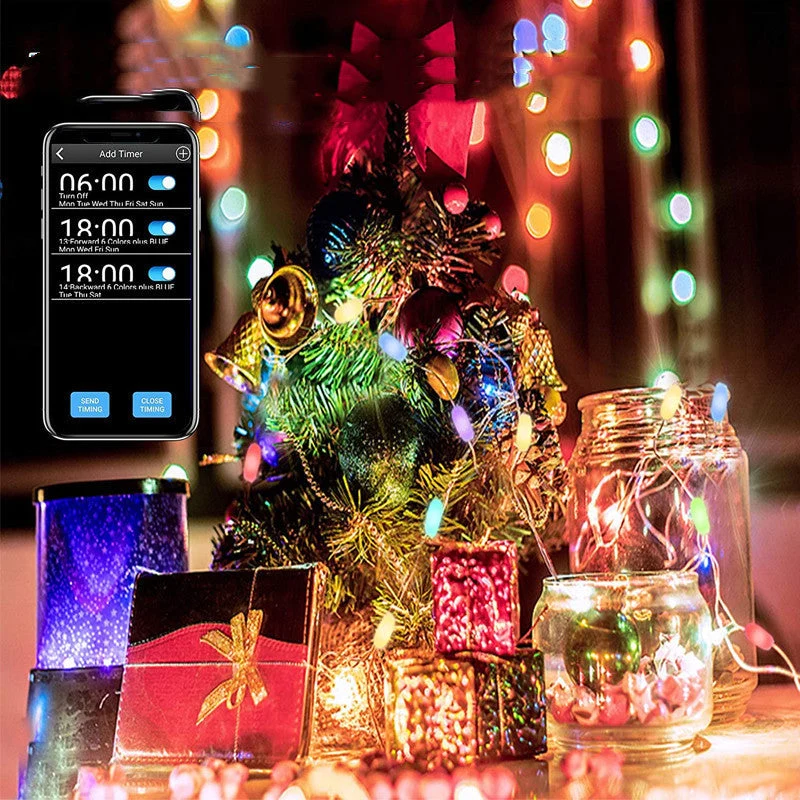 Smart LED Weihnachtsbaumbeleuchtung – Perfekte Stimmung per App steuern