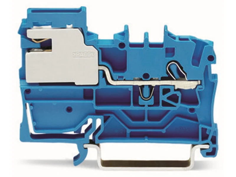 WAGO 2002-7114 1-Leiter-N-Trennklemme 2,5 mm² Push-in CAGE CLAMP® blau